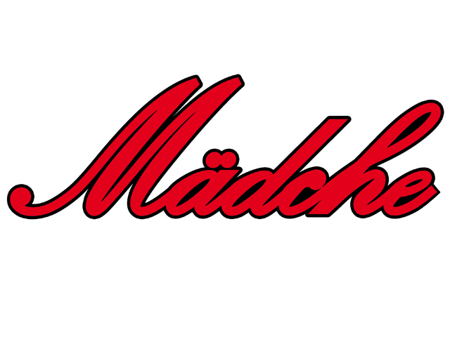 Bügelbild Schriftzug " Mädche " groß