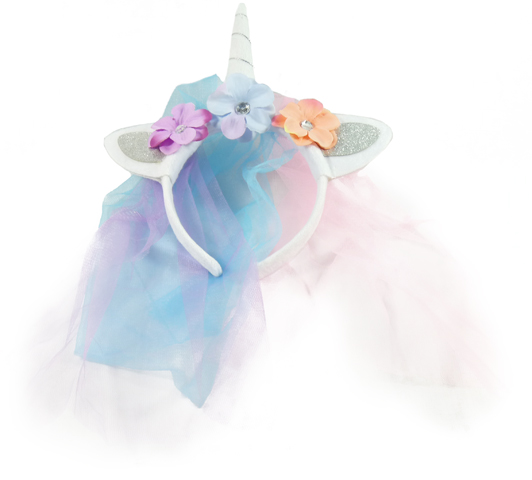 Haarreif Einhorn mit Tüll
