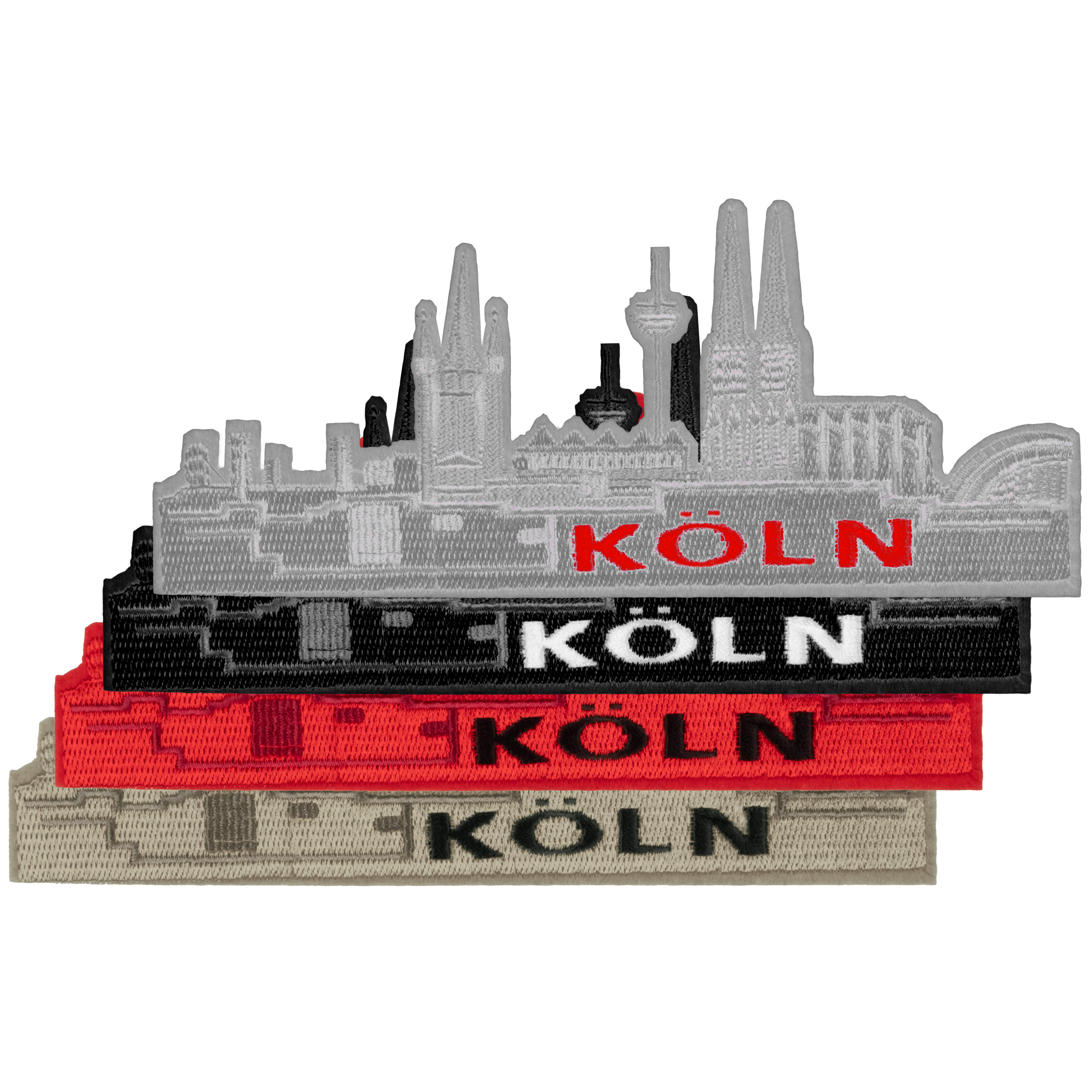 Bügelbild Kölner Skyline (groß)