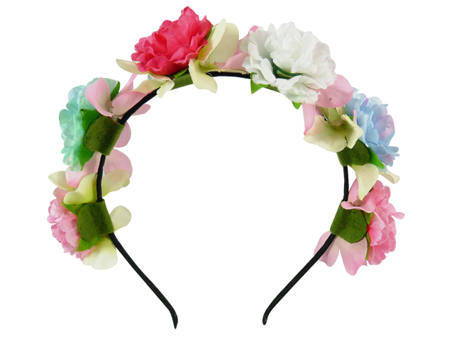 Haarreif mit Blumen