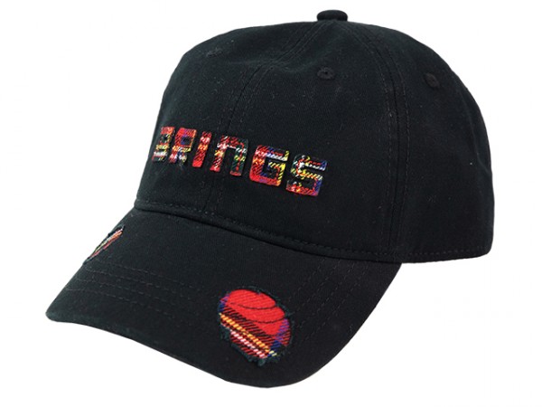 BRINGS Cap used Look schwarz karo