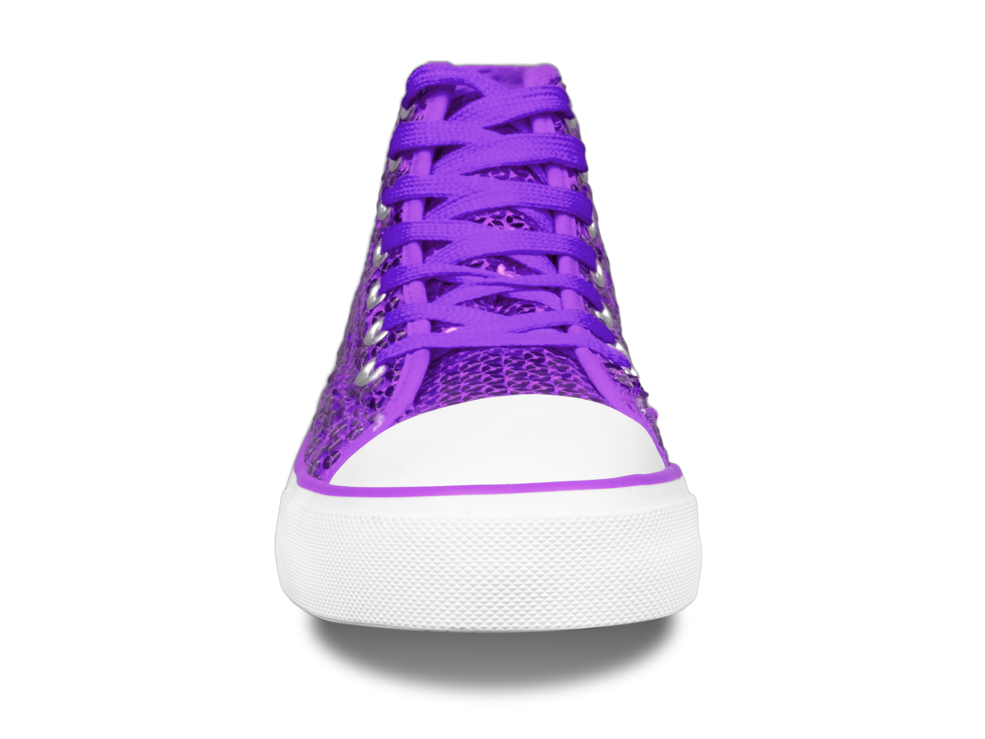 Paillettenschuh dunkellila Gr. 41