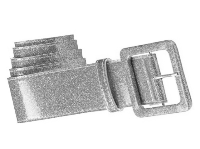 Gürtel Glitzer metallic