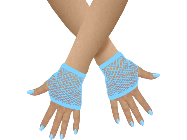 Unisex Netzhandschuhe fingerlos kurz