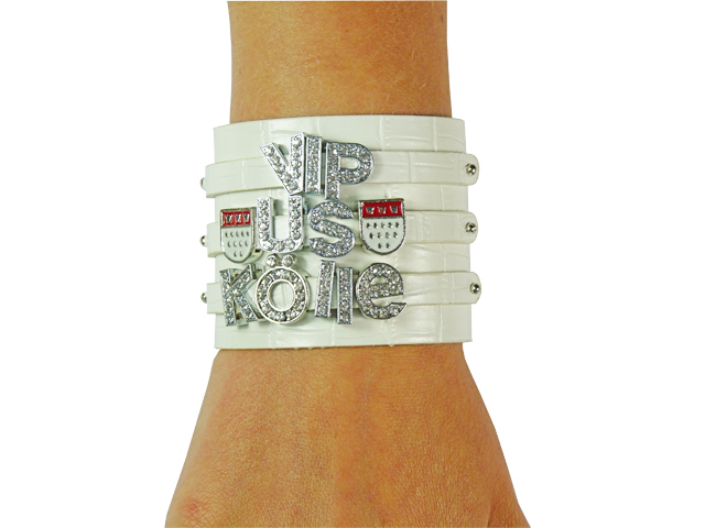 Armband VIP us Kölle, weiß