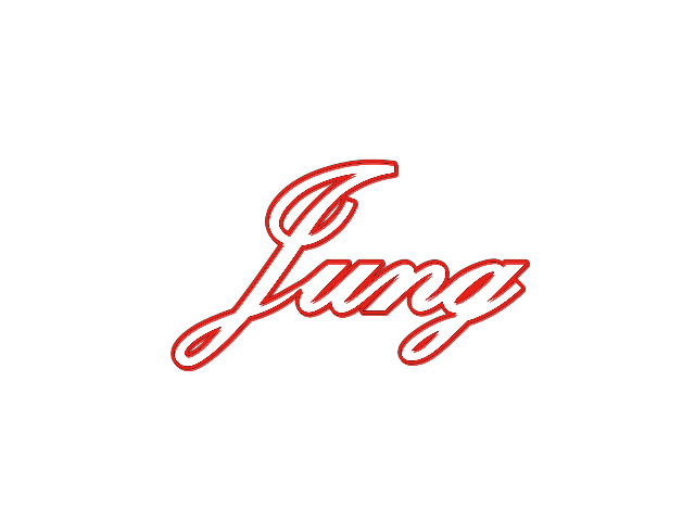 Bügelbild Schriftzug "Jung" klein