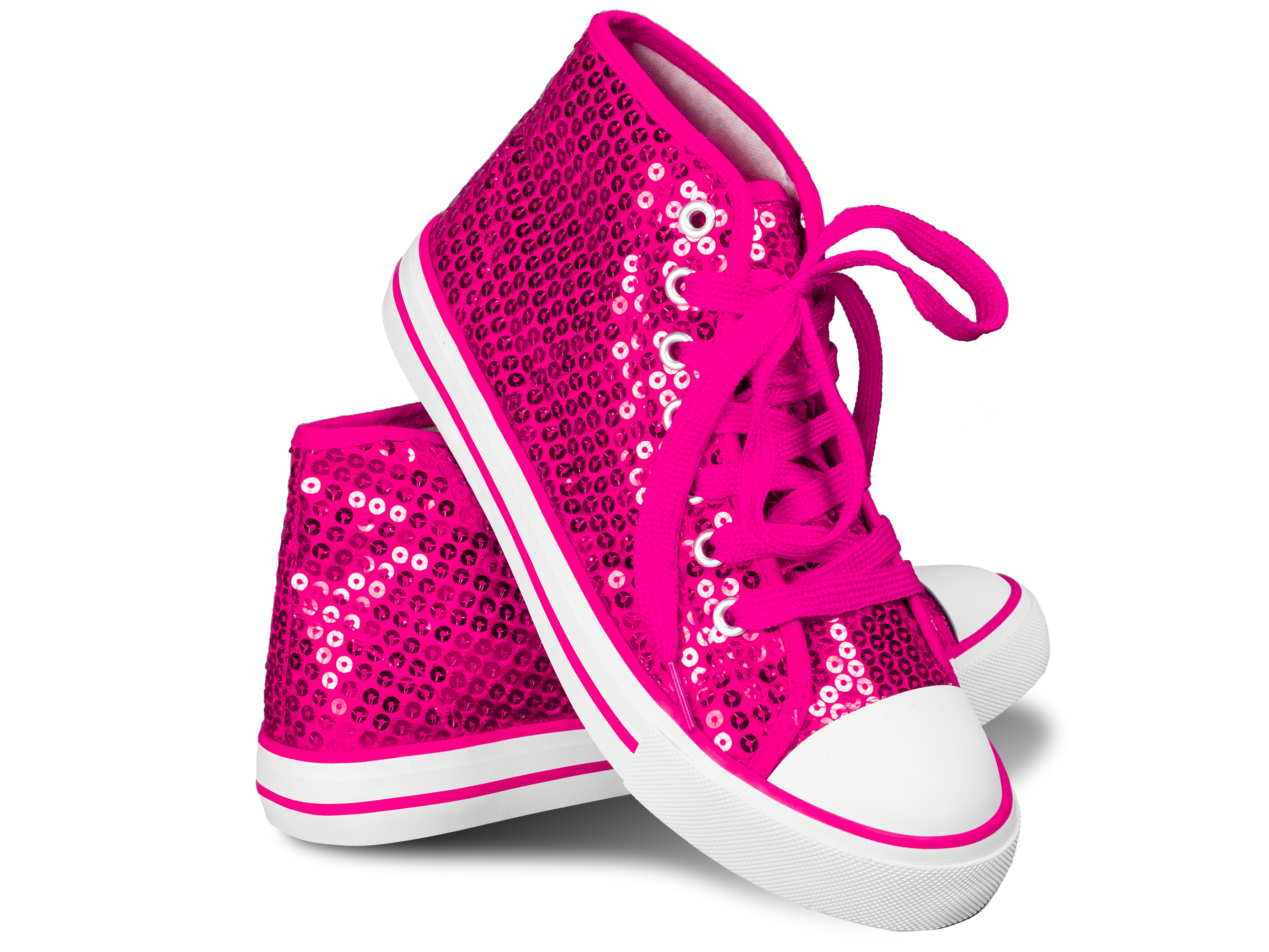 Paillettenschuh pink Gr. 44