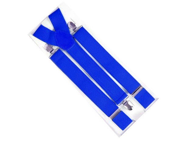 Hosenträger breit blau