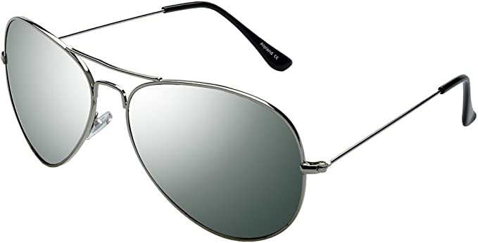 Piloten Brille verspiegelt