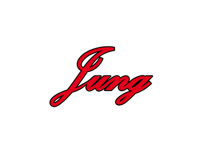  Bügelbild Schriftzug "Jung " klein in 2 Farben wählbar 