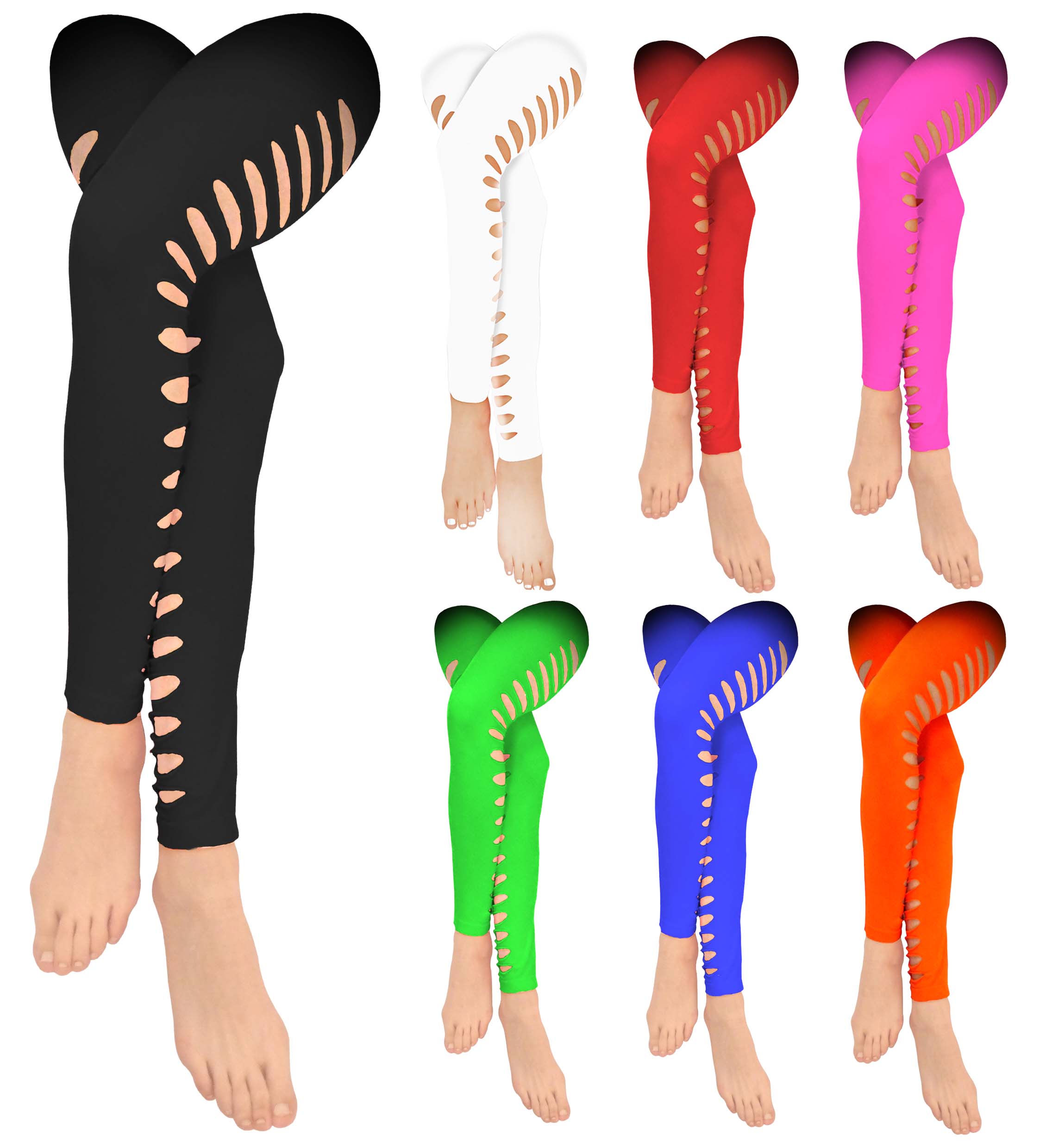 Leggings mit Schlitzen