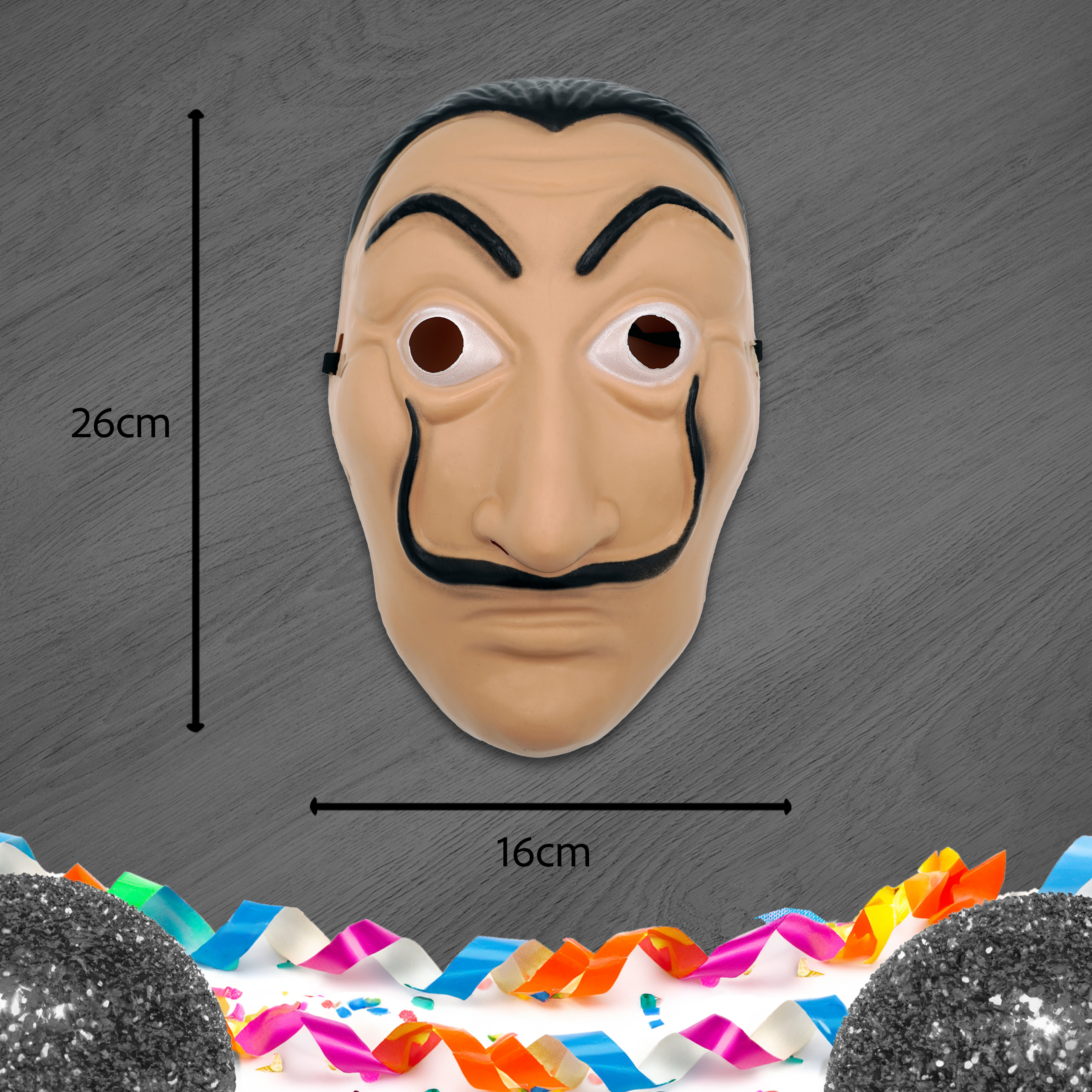 Masken mit verschiedenen Designs, Halloween, Karneval, Kostüme