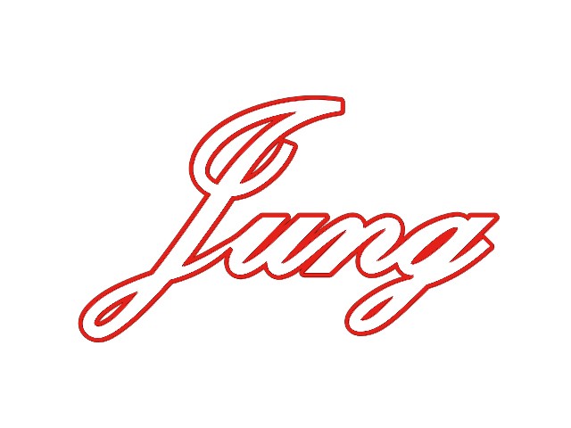 Bügelbild Schriftzug "Jung" groß