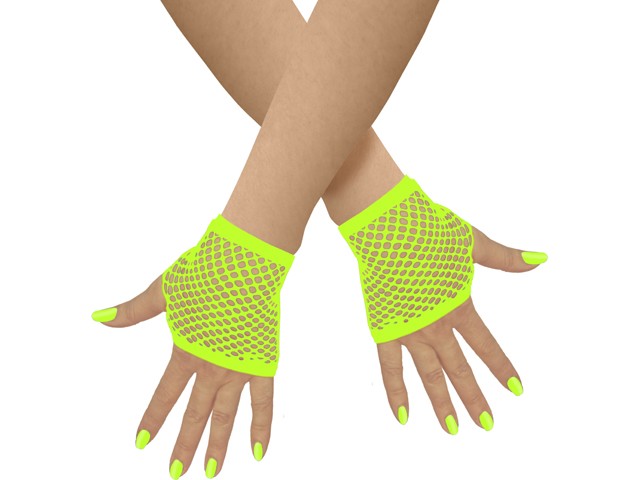 Unisex Netzhandschuhe fingerlos kurz