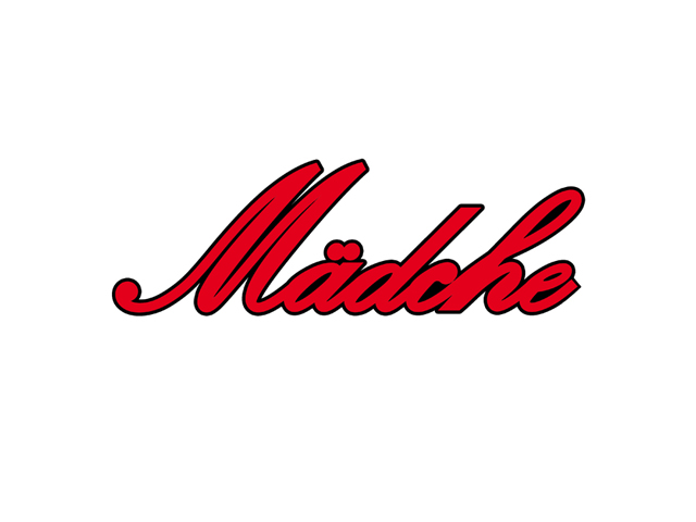 Bügelbild Schriftzug " Mädche " klein