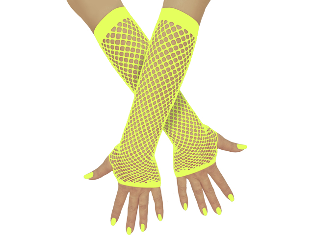Unisex Netzhandschuhe fingerlos lang