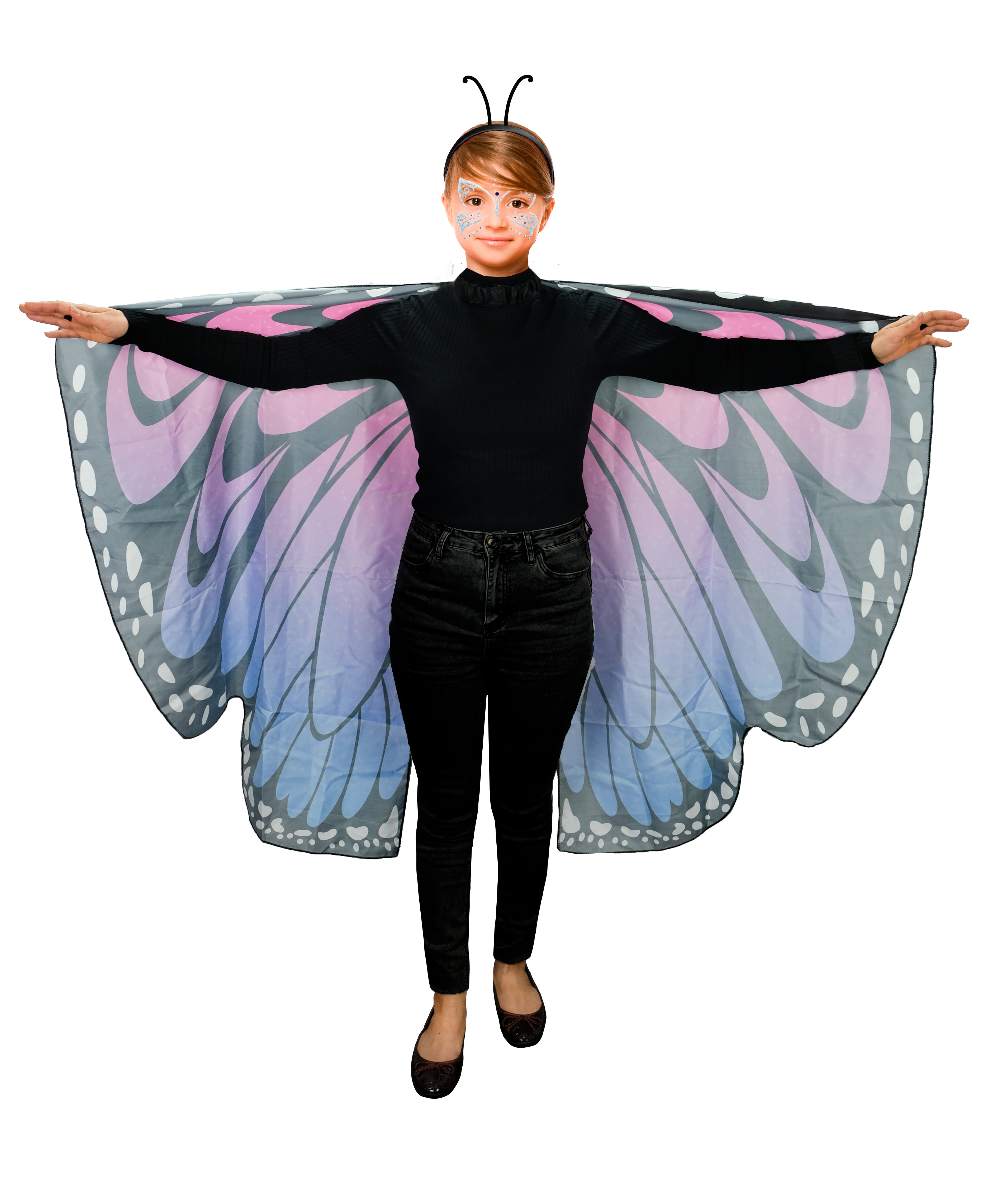 Kinder Umhang Schmetterling - Butterfly