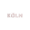 Schriftzug Köln rot klein