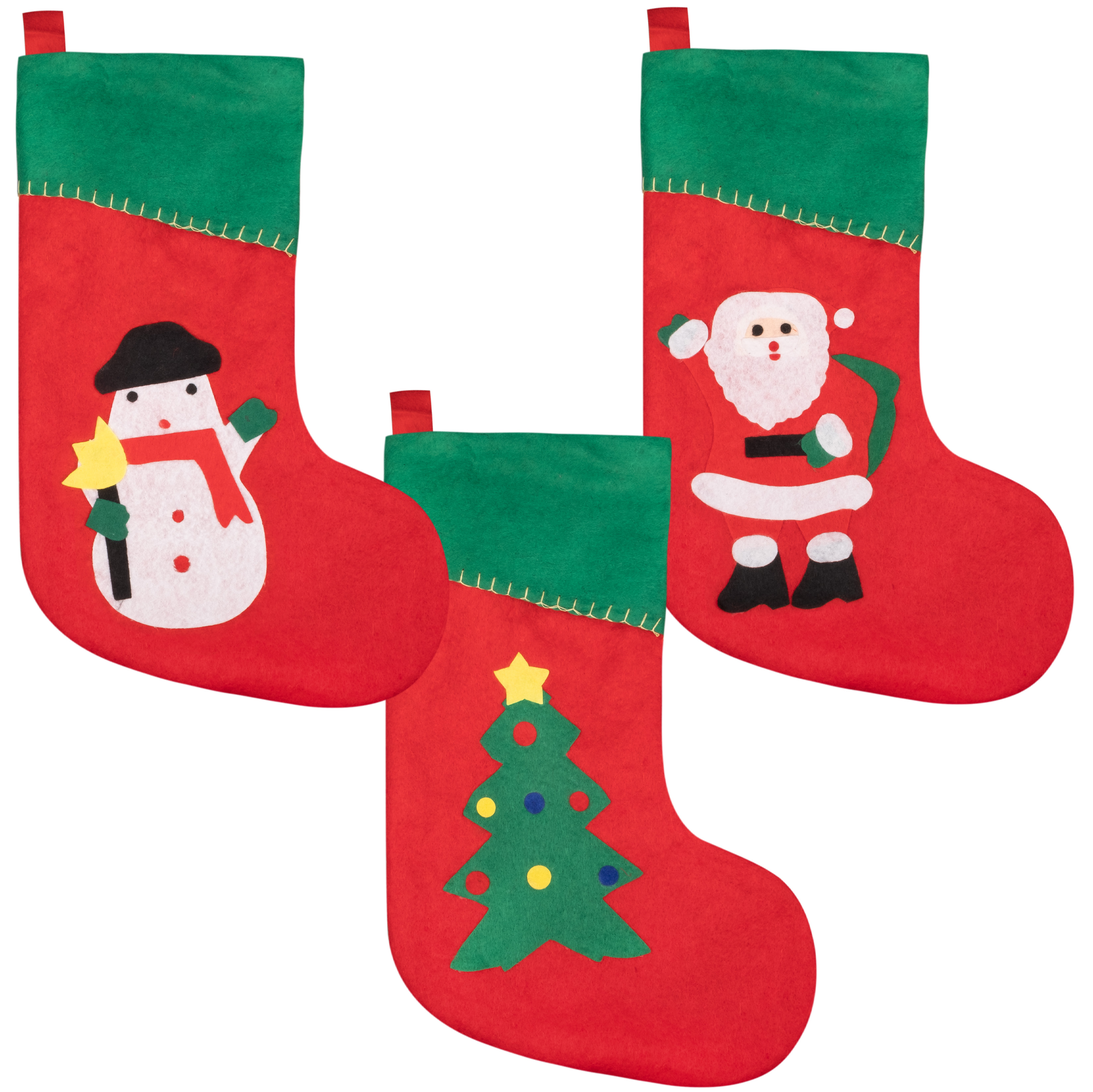Weihnachtsstrümpfe (3er Set)