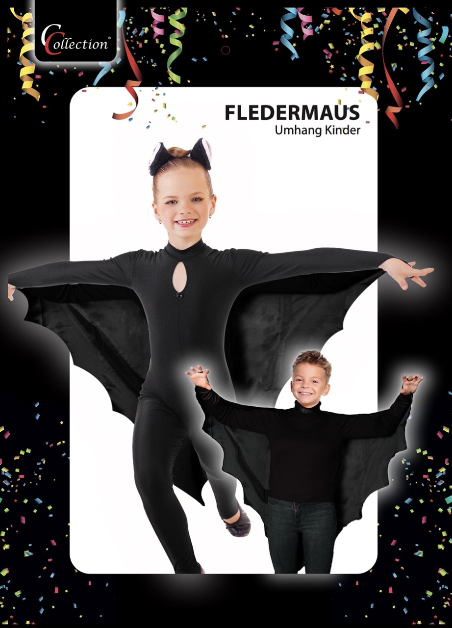 Kinder Umhang Fledermaus