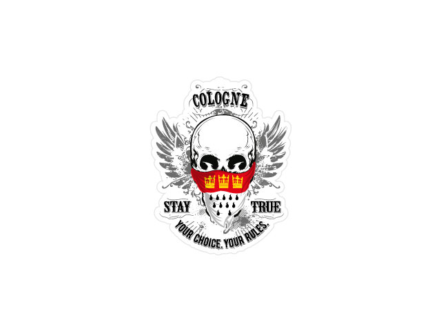 Flexfolie Stay true, 12x15,5cm