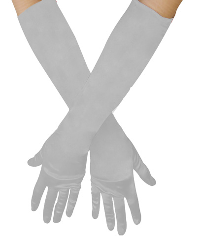 Handschuh Satin lang