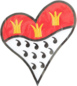 Herz Wappen groß