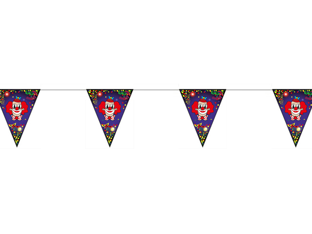 Wimpelkette Clown