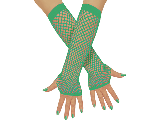 Unisex Netzhandschuhe fingerlos lang