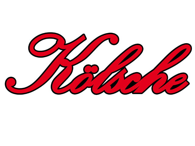 Bügelbild Schriftzug "Kölsche" groß