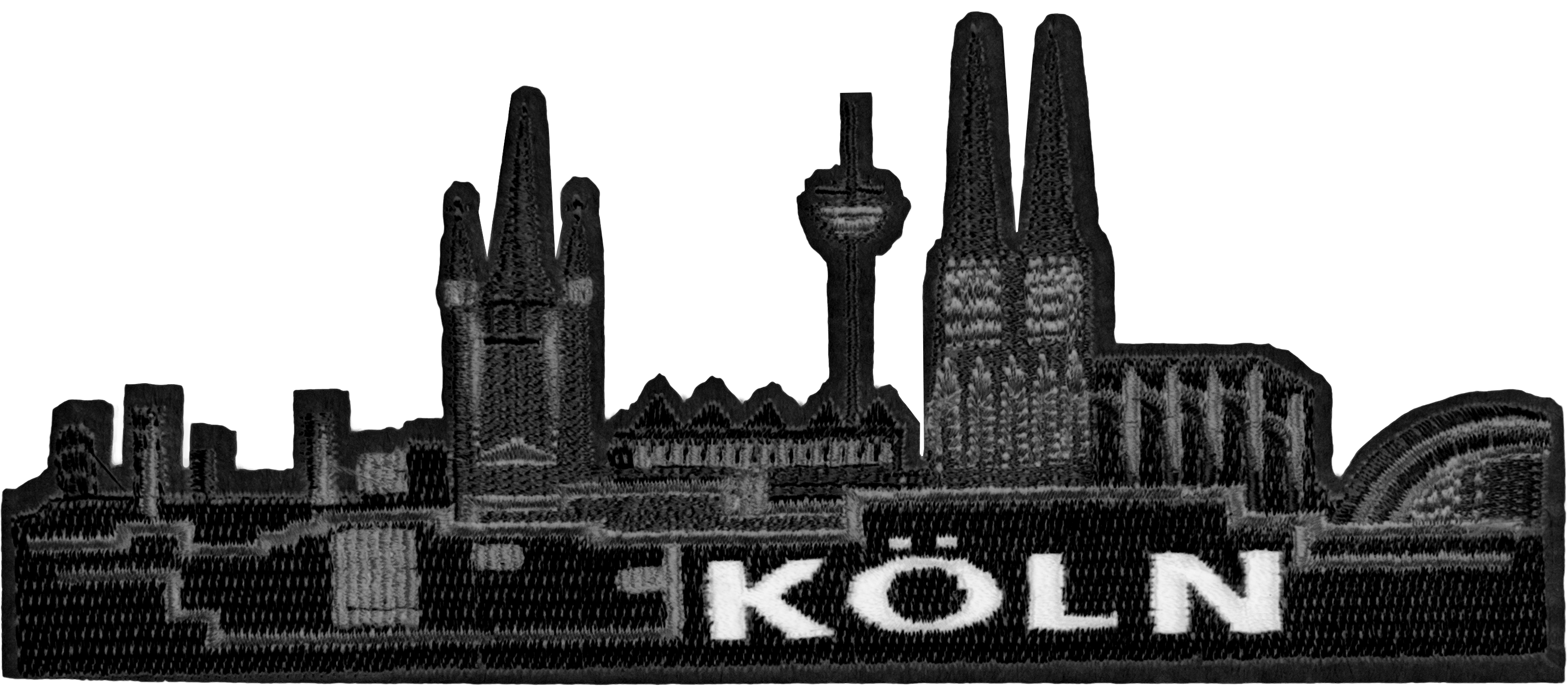 Bügelbild Kölner Skyline (groß)