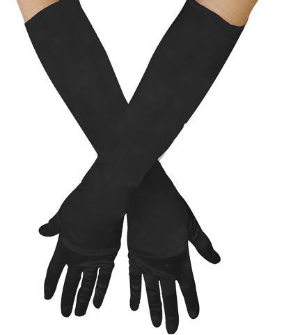 Handschuh Satin lang