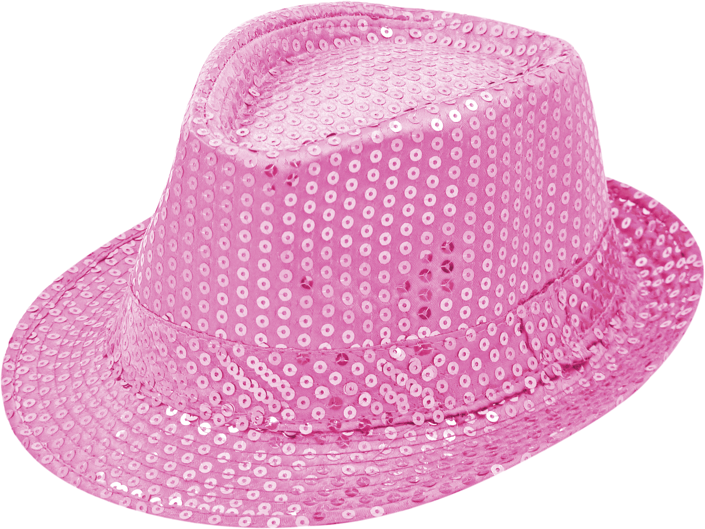 Pailletten-Hut rosa