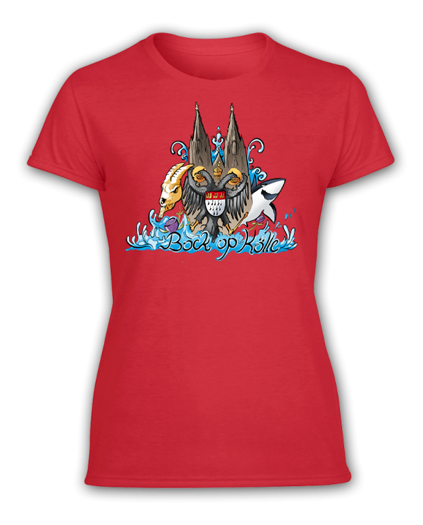 Damen T-Shirt Die Stadt am Rhein