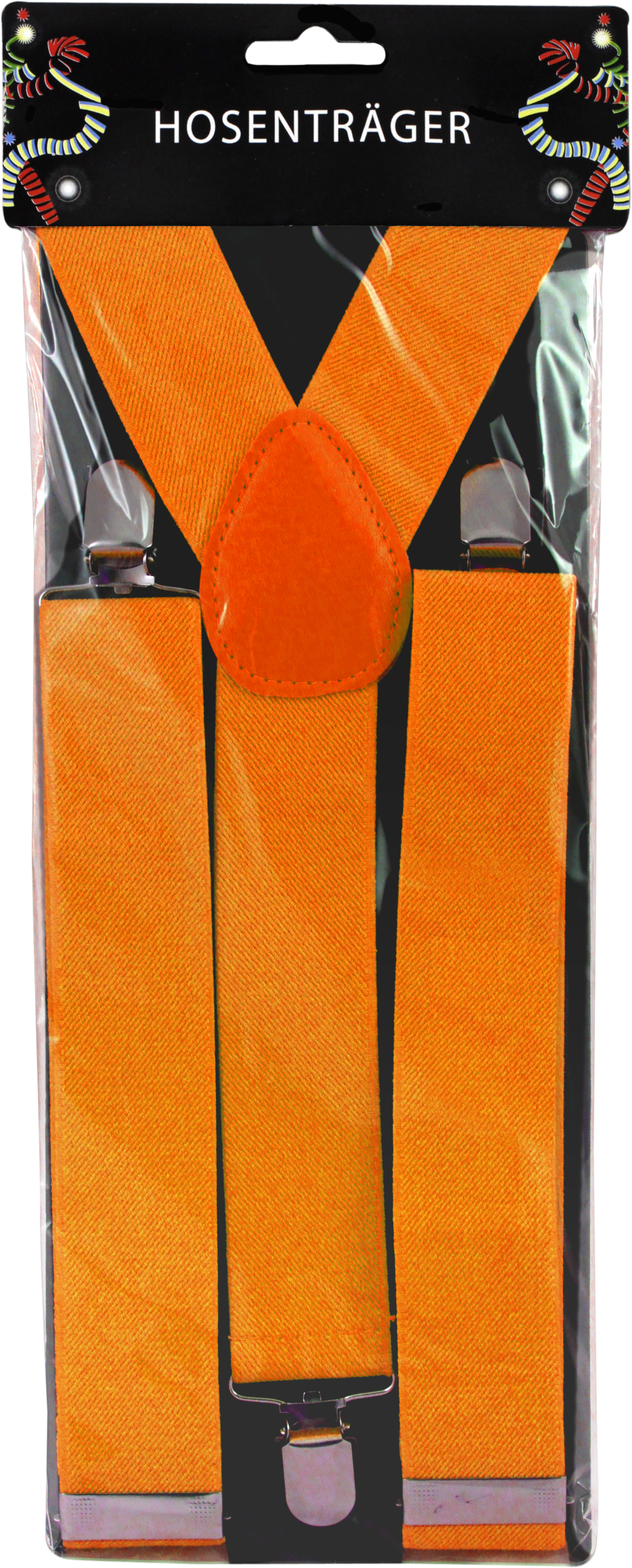 Hosenträger breit neon orange