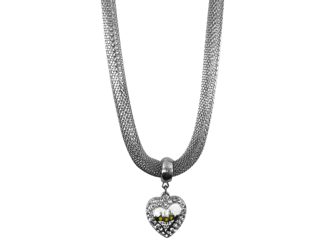 Halskette Herz Skyline Strass
