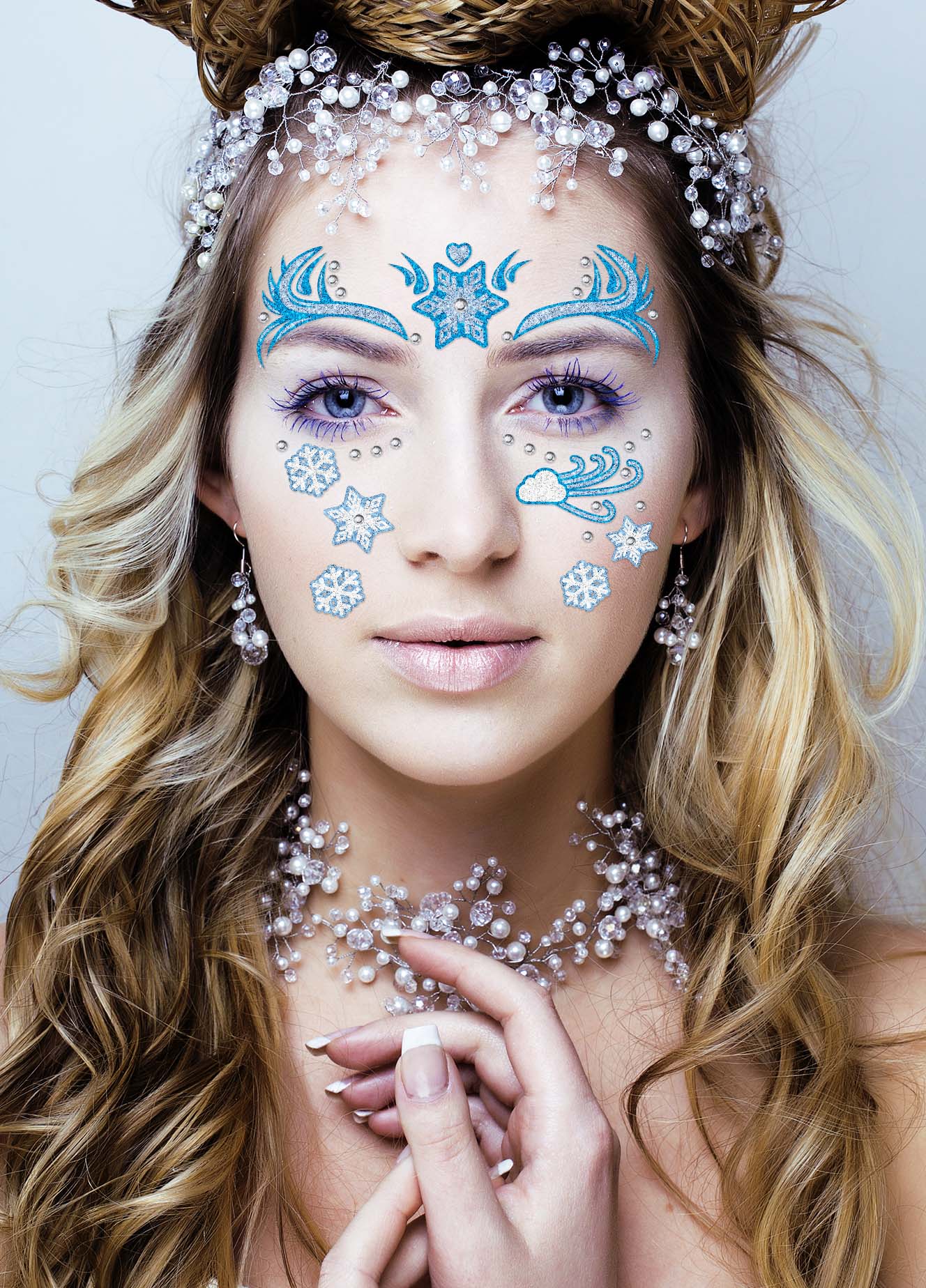 Gesichts-Tattoo Prinzessin