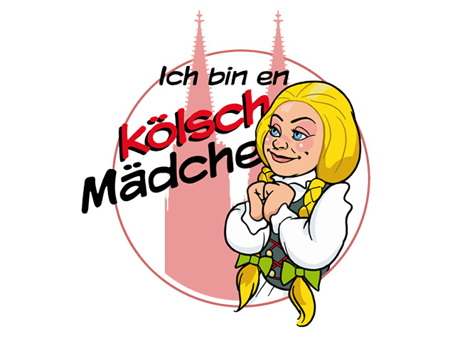 Flexfolie Kölsch Mädche 12,5x14cm