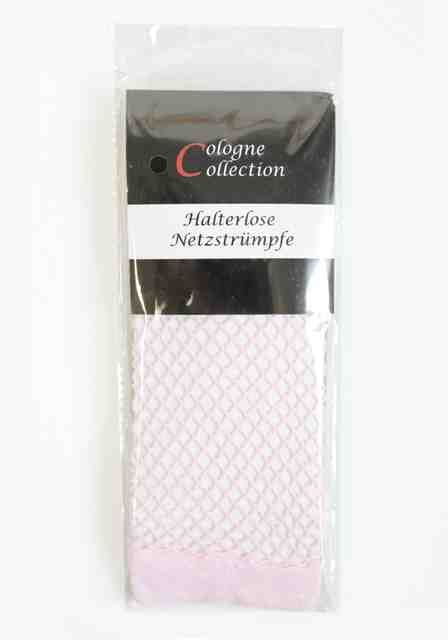 Netzstrümpfe halterlos pink