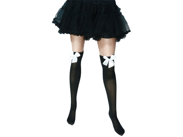 Overknee Schleifen schwarz