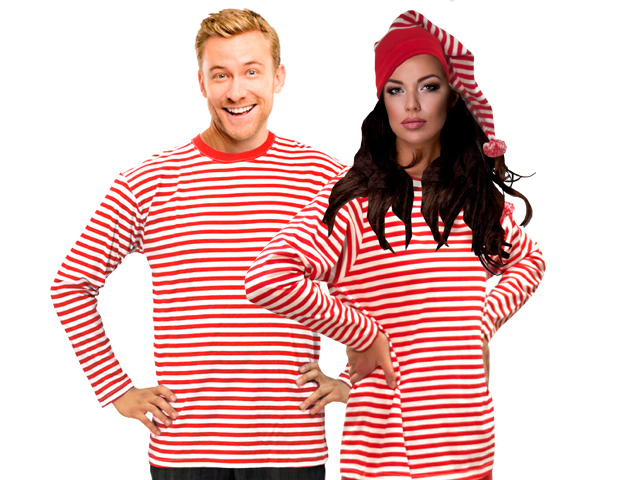 Ringelshirt langarm mit Stretch