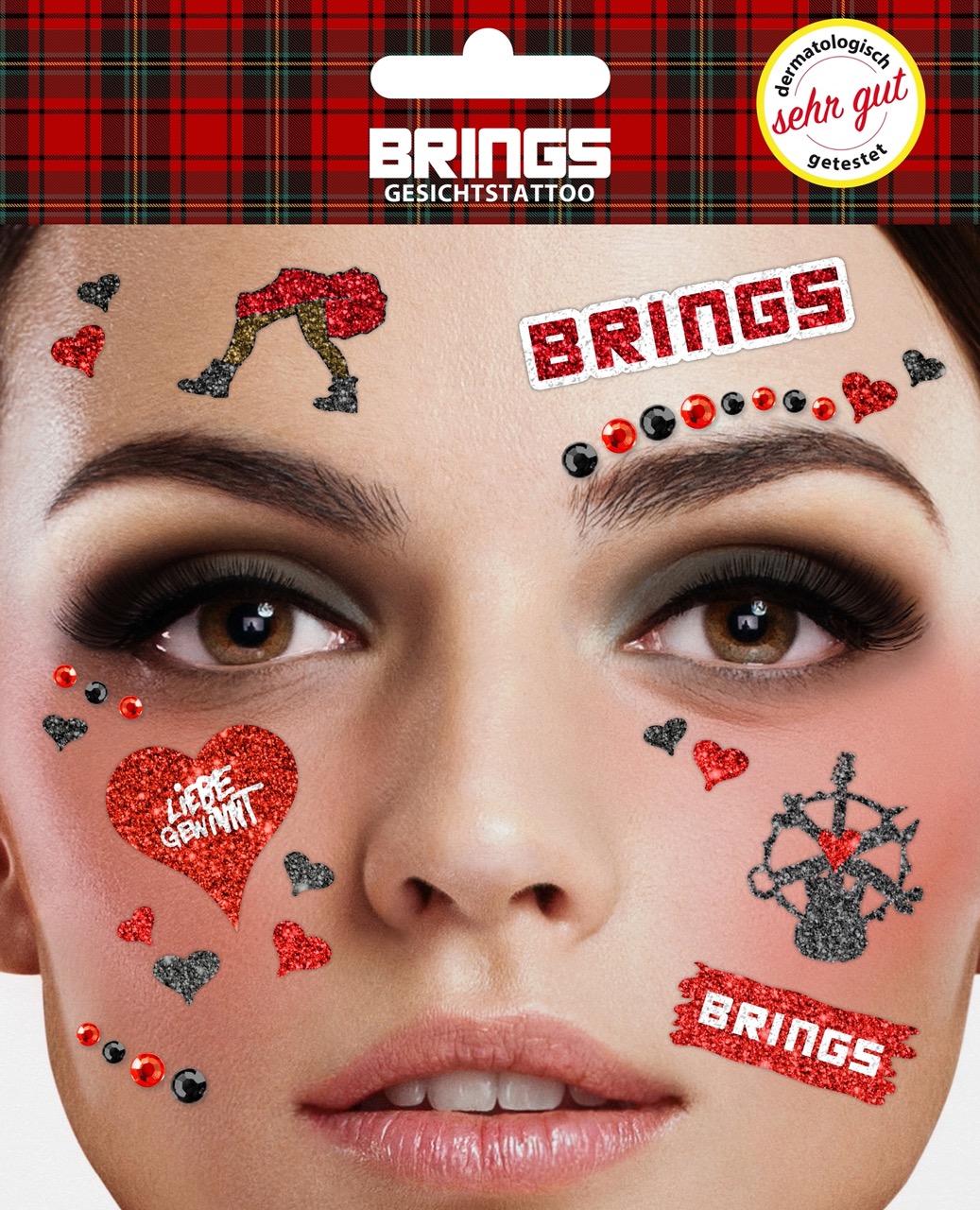 BRINGS Gesichtstattoo