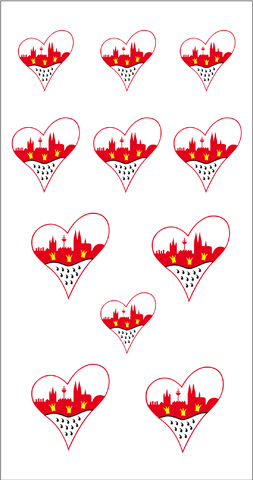 Tattoo Herz Skyline