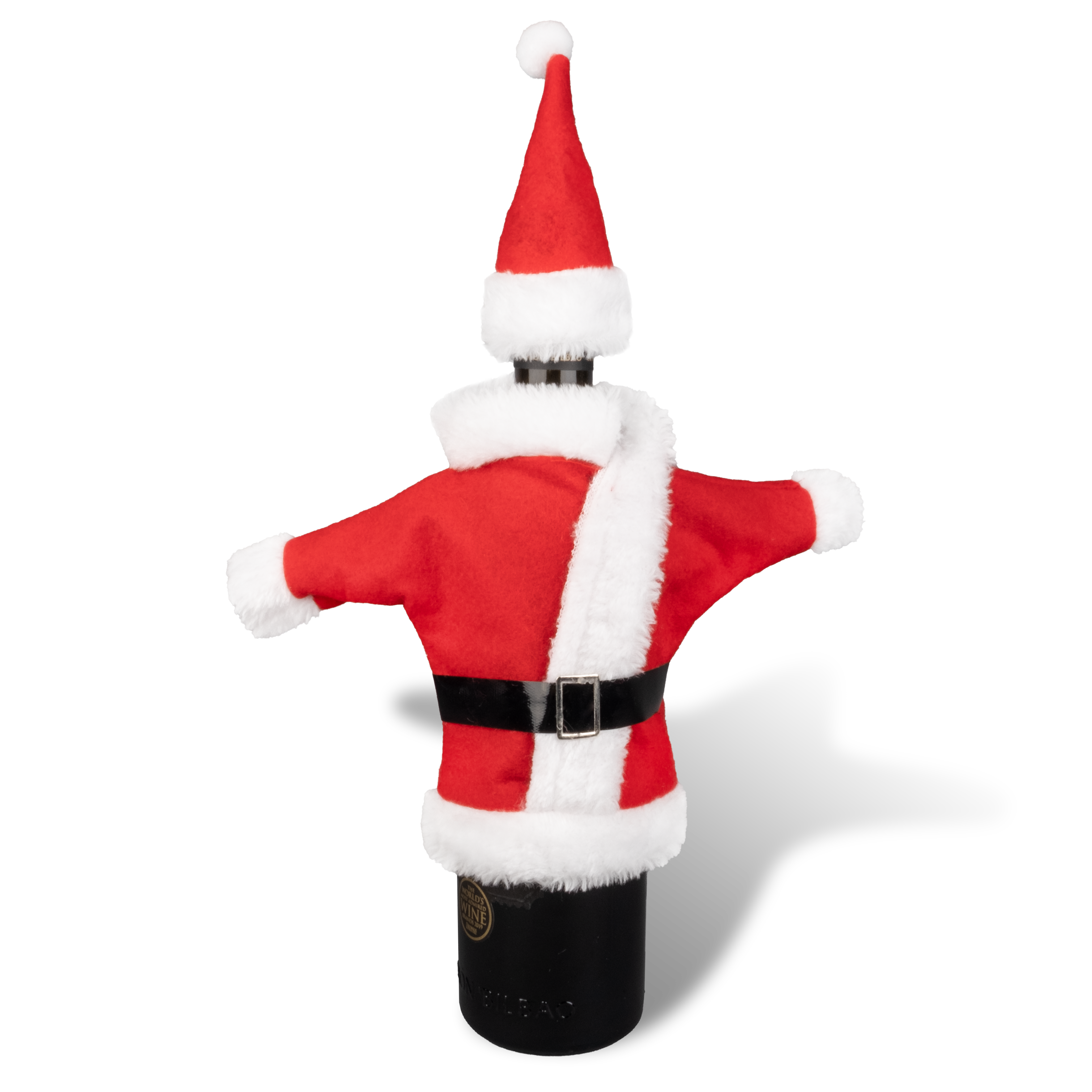 Weihnachten Weinflaschen Nikolaus Kostüm