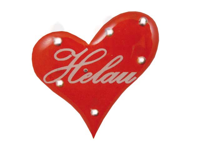 Blinky Herz Helau, rot