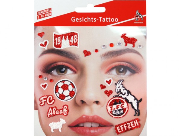 1.FC Köln Gesichtstattoo