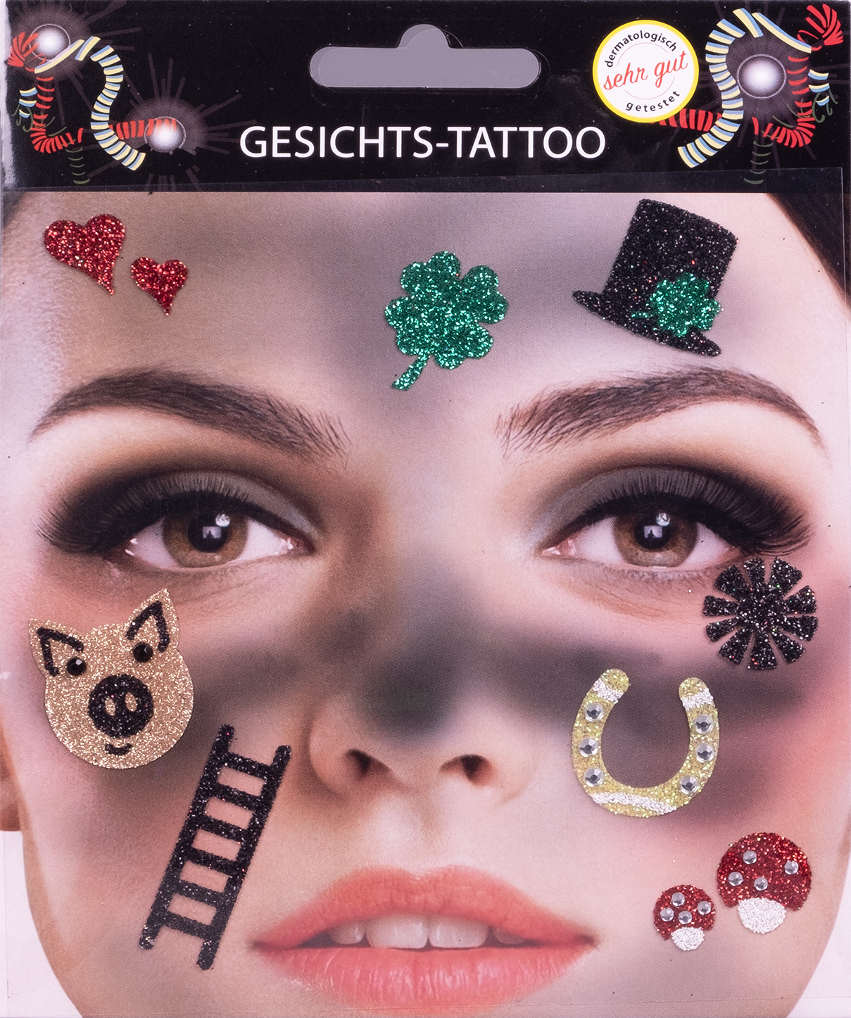 Gesichts-Tattoo Schornsteinfeger