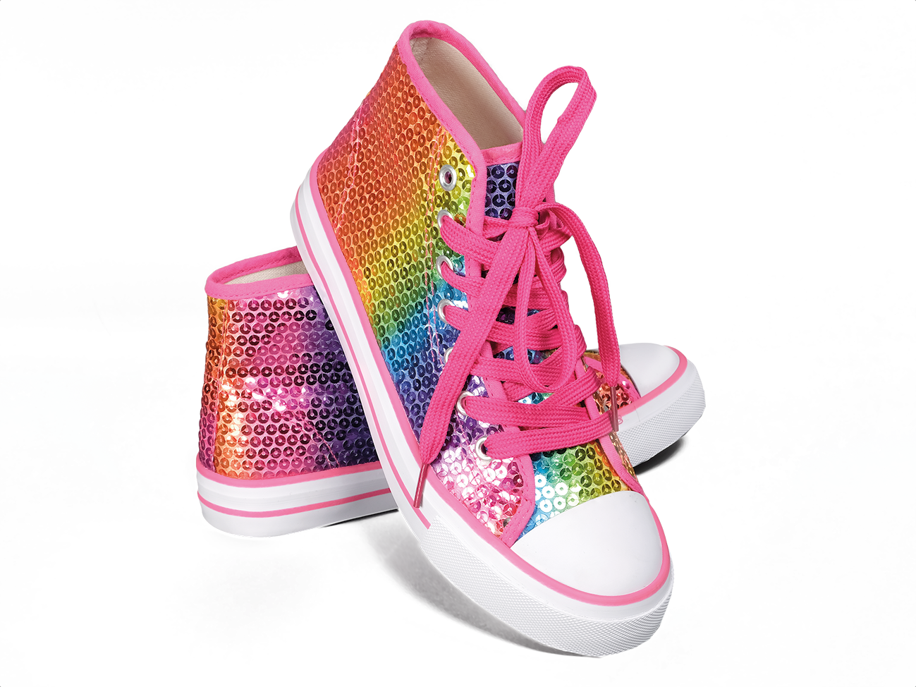 Paillettenschuh bunt Gr. 41