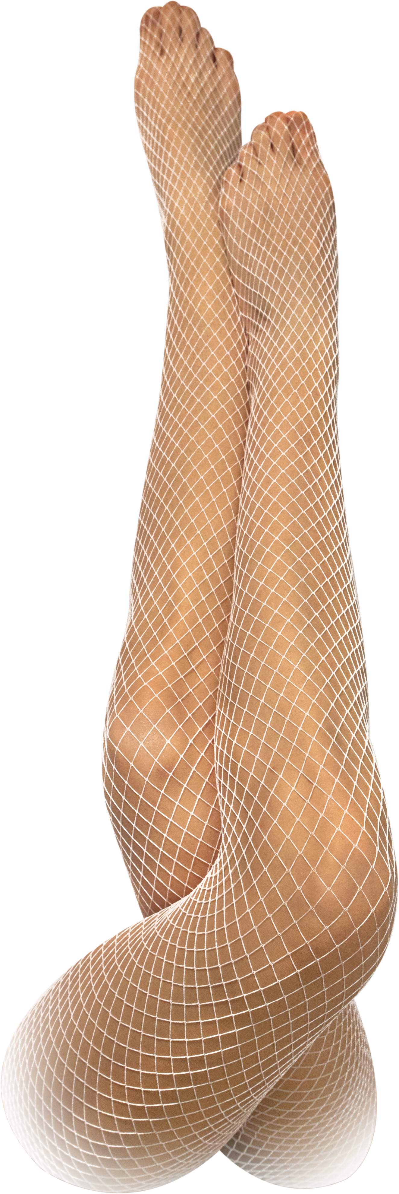 Netzstrumpfhose weiß