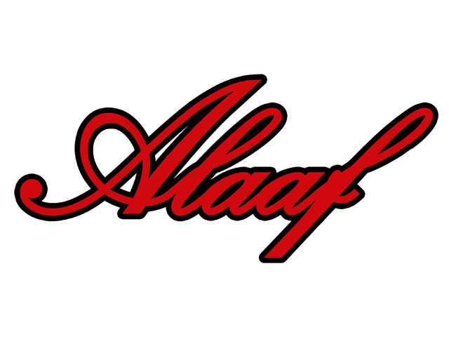 Bügelbild Schriftzug " Alaaf " groß